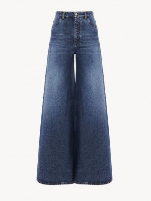 Jeans Chloe Anchos Rave Azules | CHE-SR13985