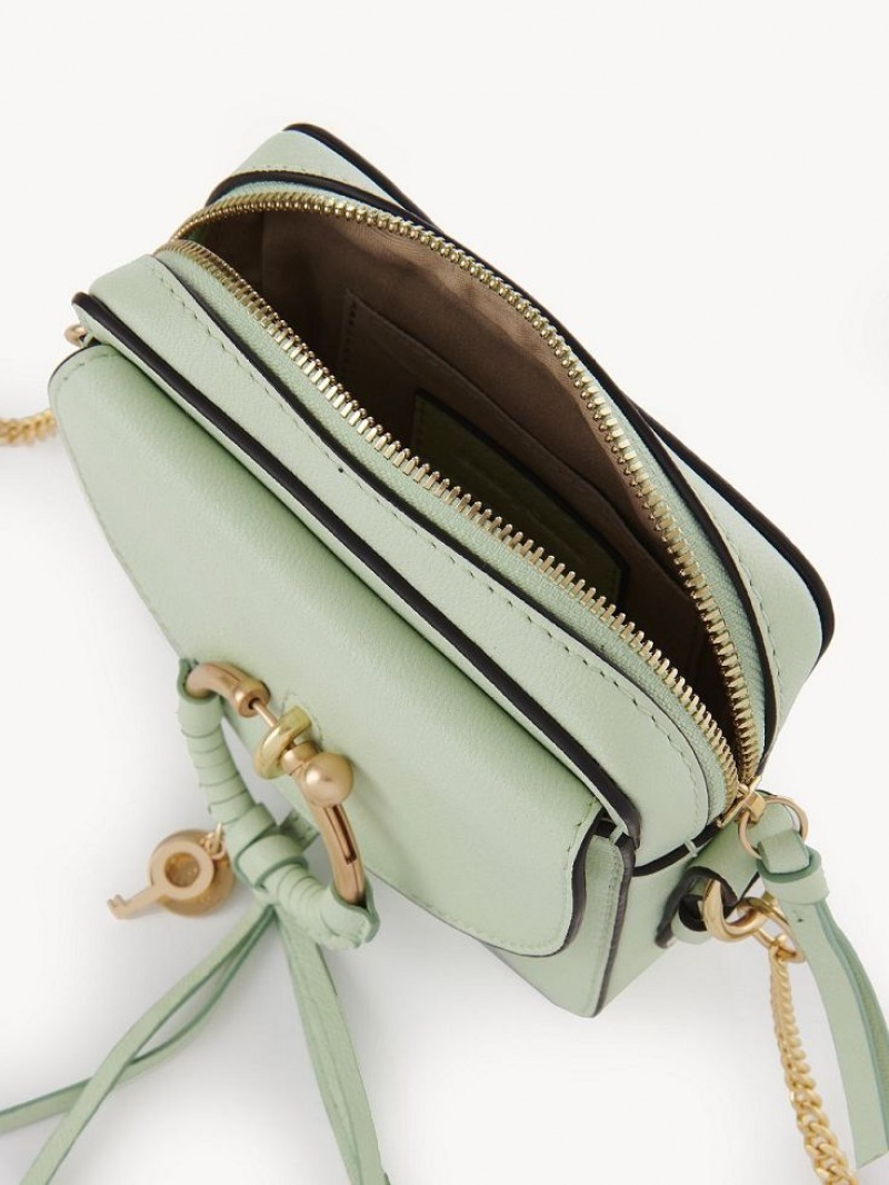 Bolsa De Hombro Chloe Joan Camera Verdes | CHE-SR14677