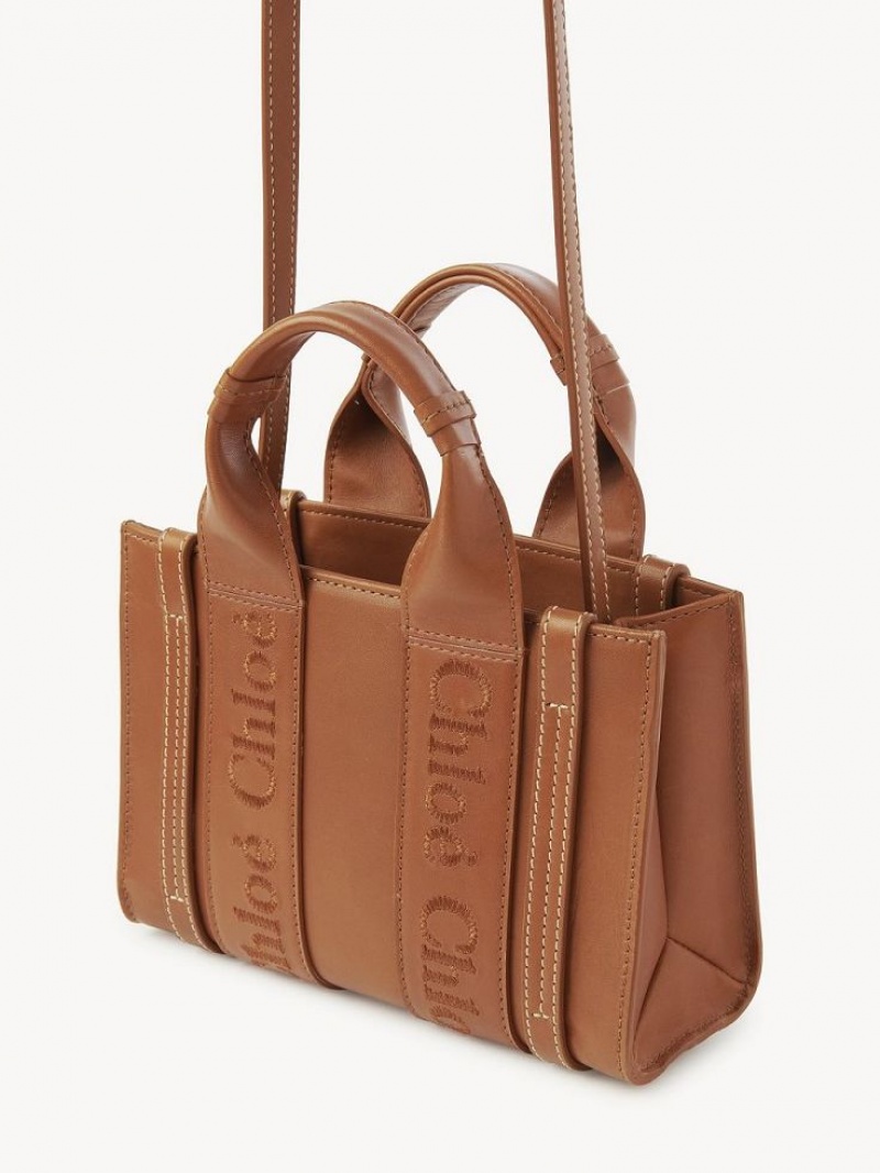 Bolsos Cruzados Chloe Mini Woody Marrom | CHE-SR13559