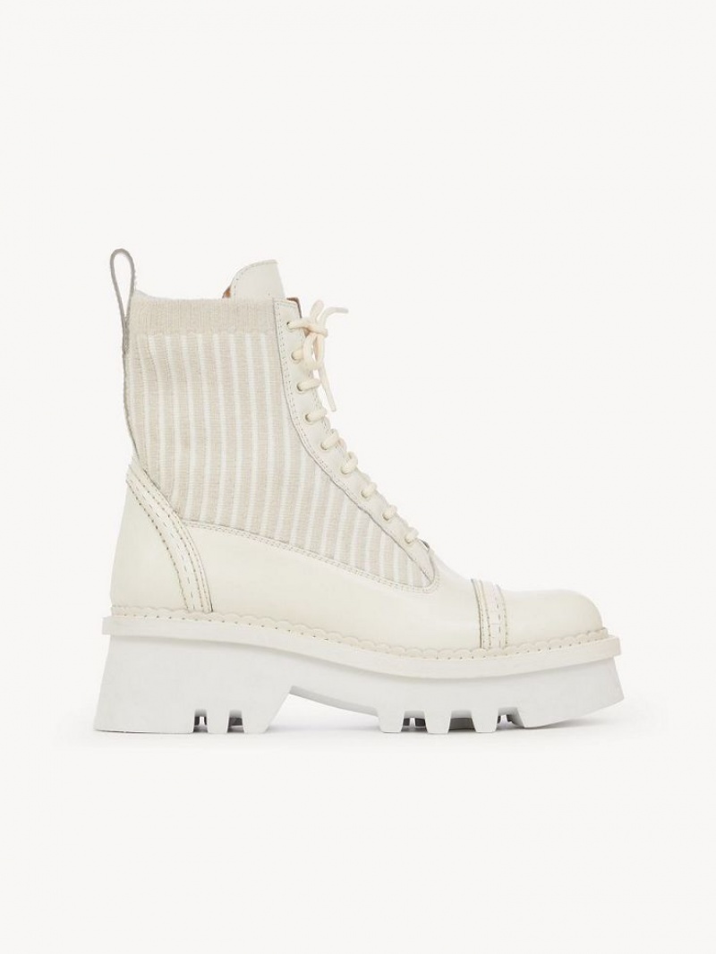 Botines Chloe Owena Blancos | CHE-SR14214