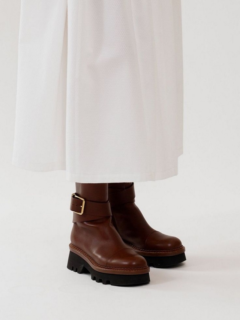Botines Chloe Owena Marrom | CHE-SR14241