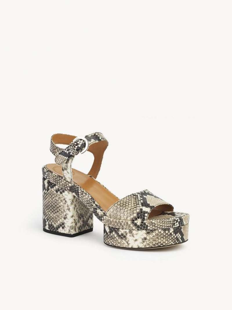 Sandalias Chloe Odina High-heel Grises | CHE-SR14172